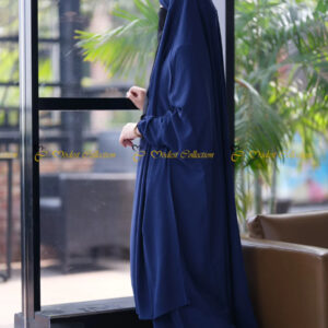 No Niqab French Cut Unjila Jilbab Navy (only Jilbab)