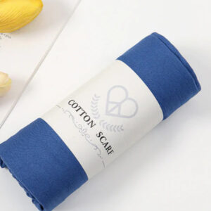 Wrinkle Cotton Hijab Royal Blue